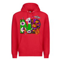 Red halloween np nurse practitioner Premium Hoodie - NancyCooperArtShop