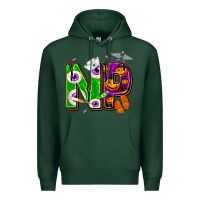 Sports Green halloween np nurse practitioner Premium Hoodie - NancyCooperArtShop