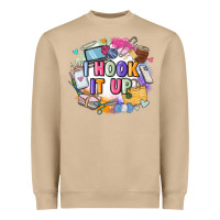 Mushroom i hook it up  sewing Heavyweight Sweatshirt - Zillion Design Studio