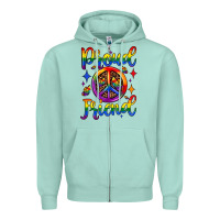 Seafoam proud friend Zipper Hoodie - JahusDesignShop