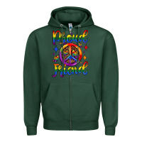 Sports Green proud friend Zipper Hoodie - JahusDesignShop