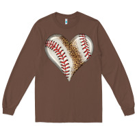 Chestnut baseball heart Long Sleeve Tee - HRA Design Shop