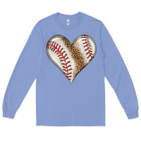 Colony Blue baseball heart Long Sleeve Tee - HRA Design Shop