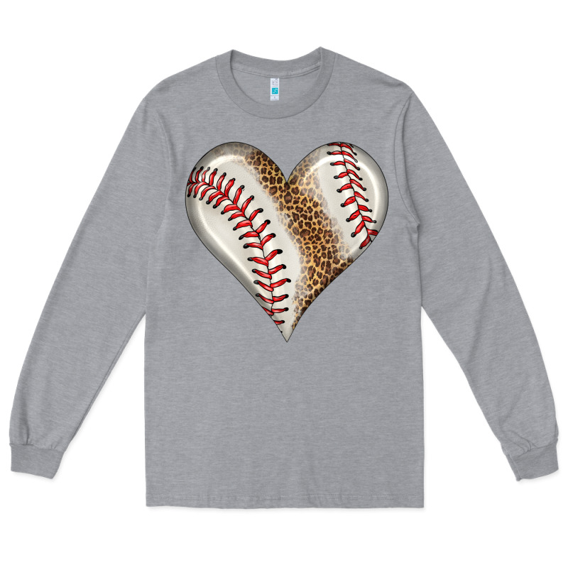 Baseball Heart Long Sleeve Tee by HRA Design Shop | Teevron