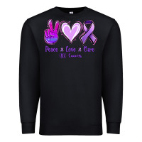 Black Peace Love Cure All Cancers Premium Sweatshirt - Jasminsmagicworld