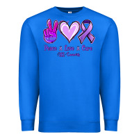 True Royal Peace Love Cure All Cancers Premium Sweatshirt - Jasminsmagicworld