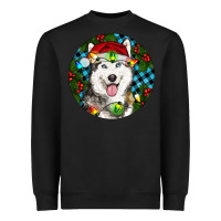 Black Christmas Husky Heavyweight Sweatshirt - RanaPortraitStore