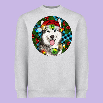 Heavyweight Sweatshirt Christmas Husky
