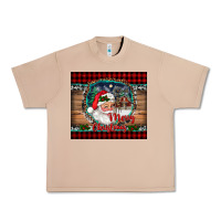 Burro merry christmas santa and farm Urban Heavy Tee - RanaPortraitStore