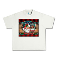Pistachio merry christmas santa and farm Urban Heavy Tee - RanaPortraitStore