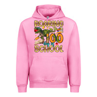 Fuchsia Pink roaring in to 100 day of school Urban Hoodie - Artiststas