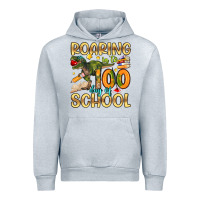 Heather Grey roaring in to 100 day of school Urban Hoodie - Artiststas