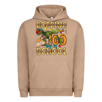 Pigment Burro roaring in to 100 day of school Urban Hoodie - Artiststas