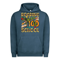Pigment Midnight Navy roaring in to 100 day of school Urban Hoodie - Artiststas