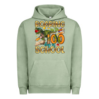 Pigment Oil Green roaring in to 100 day of school Urban Hoodie - Artiststas
