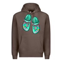 Coffee nurse crocs Premium Hoodie - MaliasSmallBusiness