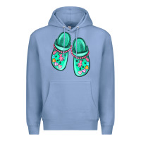 Colony Blue nurse crocs Premium Hoodie - MaliasSmallBusiness