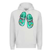 Dove Grey nurse crocs Premium Hoodie - MaliasSmallBusiness