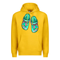 Lemon nurse crocs Premium Hoodie - MaliasSmallBusiness