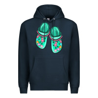 Navy nurse crocs Premium Hoodie - MaliasSmallBusiness