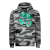 Slate Camo nurse crocs Premium Hoodie - MaliasSmallBusiness