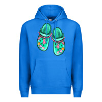 True Royal nurse crocs Premium Hoodie - MaliasSmallBusiness