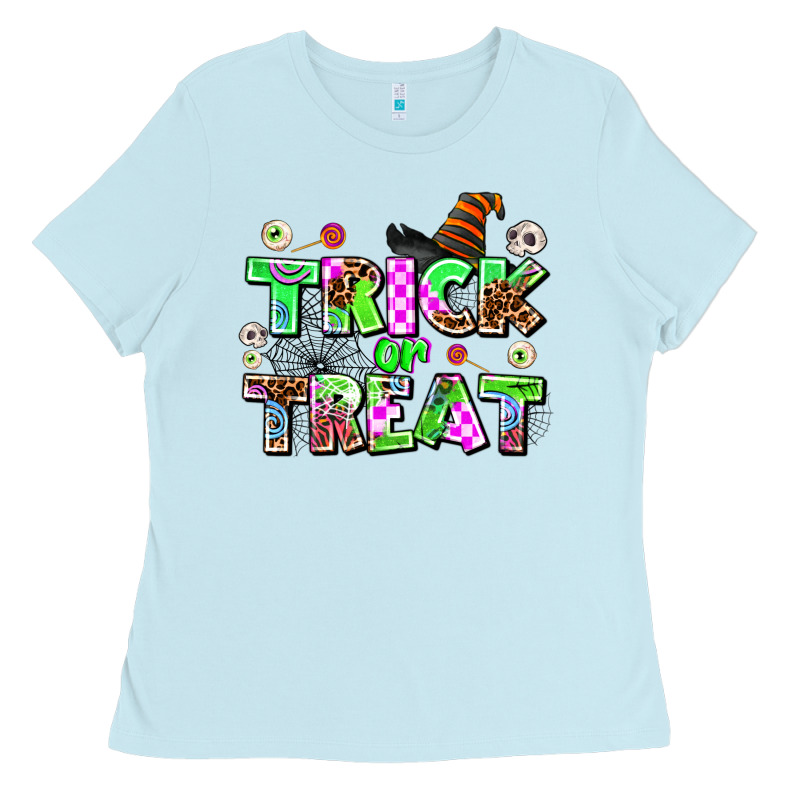 Trıck Or Treat Ladies Tee by AdoDesignShop | Teevron