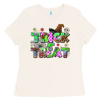 Bone trıck or treat Ladies Tee - AdoDesignShop