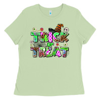 Matcha trıck or treat Ladies Tee - AdoDesignShop
