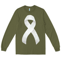 Army Green lung cancer ribbon fa element Long Sleeve Tee - FaDigitalArtStudio