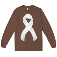 Chestnut lung cancer ribbon fa element Long Sleeve Tee - FaDigitalArtStudio