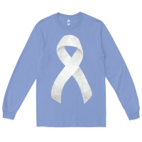 Colony Blue lung cancer ribbon fa element Long Sleeve Tee - FaDigitalArtStudio