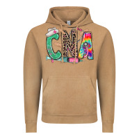 Vintage Camel cna nurse tie dye leopard Vintage Hoodie - RanaPortraitStore