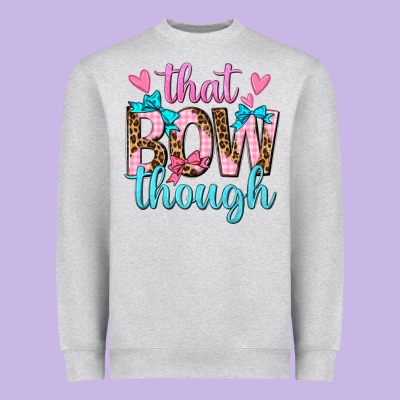 Heavyweight Sweatshirt that bow though