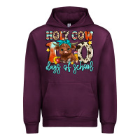 Mauve Wine holy cow 100 days of school Urban Hoodie - Artiststas