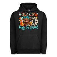 Pigment Black holy cow 100 days of school Urban Hoodie - Artiststas