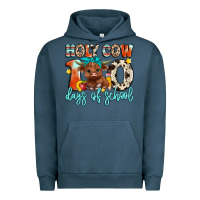 Pigment Midnight Navy holy cow 100 days of school Urban Hoodie - Artiststas