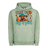 Pigment Oil Green holy cow 100 days of school Urban Hoodie - Artiststas