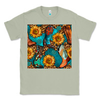 Matcha western cowboy boot seamless pattern Classic Tee - BundleAndBundleShop