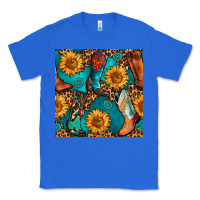 True Royal western cowboy boot seamless pattern Classic Tee - BundleAndBundleShop