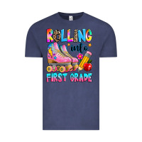 Vintage Denim rolling into first grade Vintage Tee - texasbilliewilder