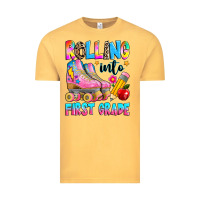 Vintage Mustard rolling into first grade Vintage Tee - texasbilliewilder