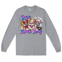 Heather Grey one hop lunch day Long Sleeve Tee - RacoonDesign
