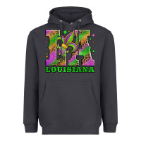 Smoke mardi gras louisiana fleur de lis Heavyweight Hoodie - Jasminsmagicworld