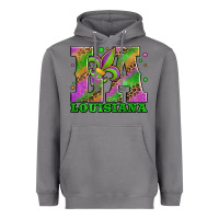 Storm mardi gras louisiana fleur de lis Heavyweight Hoodie - Jasminsmagicworld