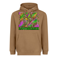 Toasted Coconut mardi gras louisiana fleur de lis Heavyweight Hoodie - Jasminsmagicworld