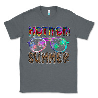 Charcoal Heather hot mom summer Classic Tee - CowhideDigitalArt