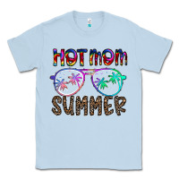Dusty Blue hot mom summer Classic Tee - CowhideDigitalArt