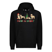 Black furry and bright Premium Hoodie - MaliasSmallBusiness