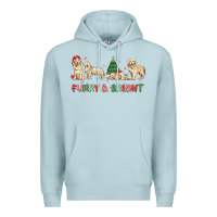 Blue Mist furry and bright Premium Hoodie - MaliasSmallBusiness